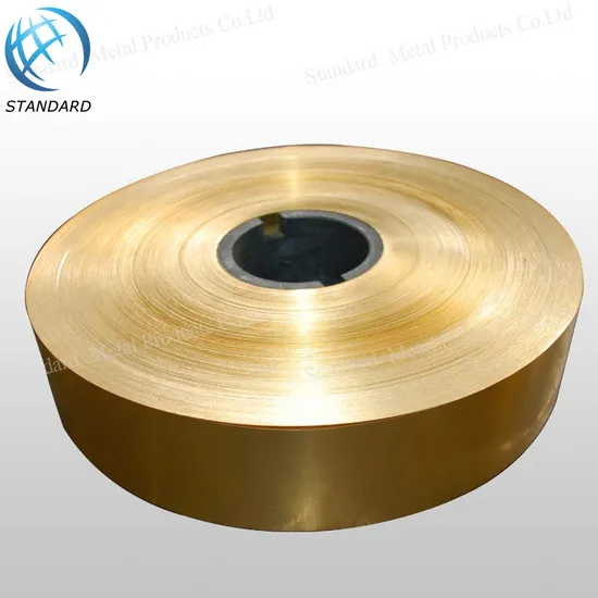 0.05mm 0.04mm 98% Pure C20500 Brass Foil 