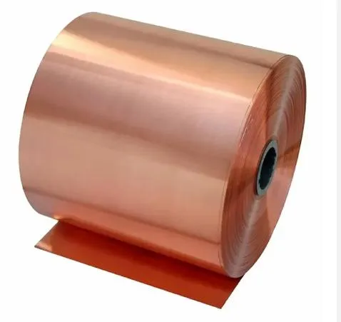 Pure 99.95% Cu Brass Roll Copper Foil for New Energy Industry and Decoration 